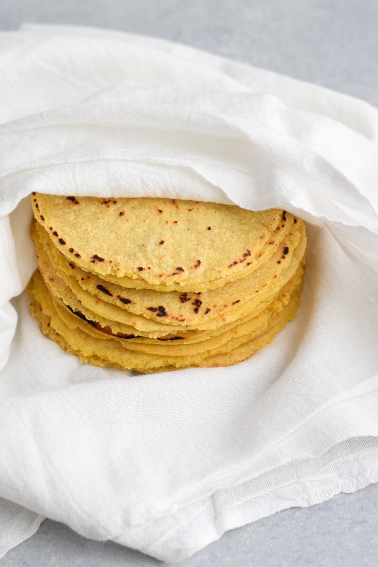 3-Ingredient Authentic Mexican Corn Tortillas