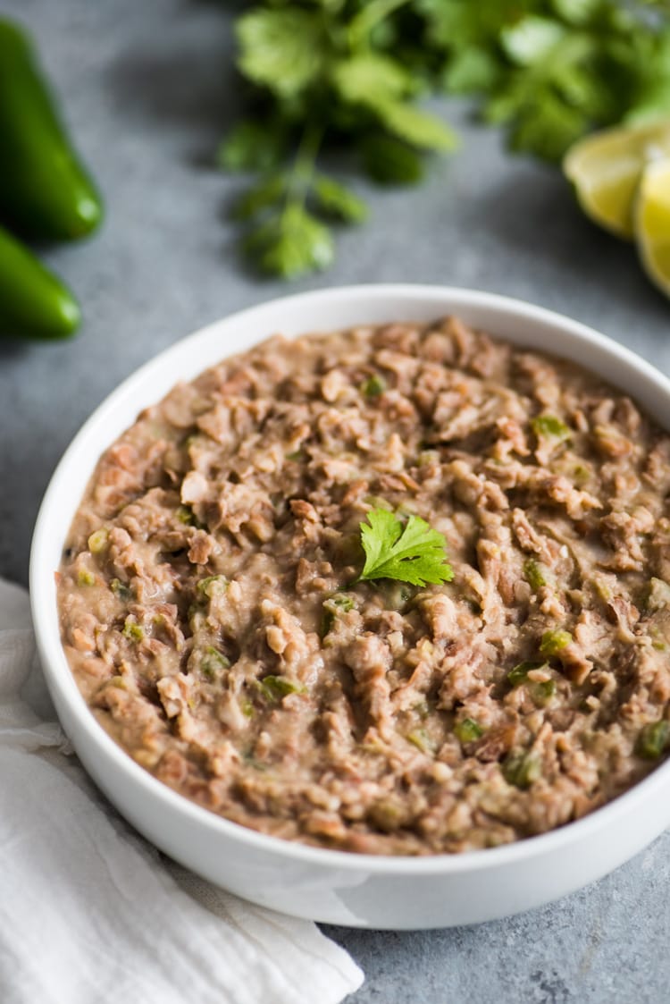 Authentic Mexican Refried Beans - Isabel Eats