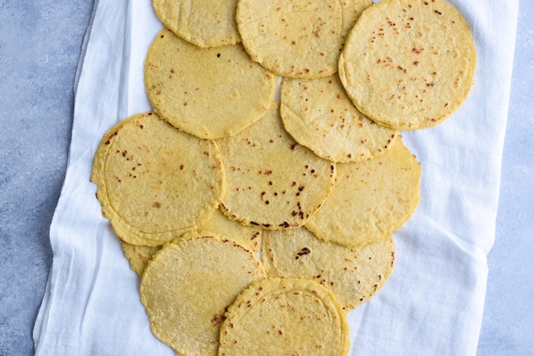 3-Ingredient Authentic Mexican Homemade Corn Tortillas are the best! They're better than store bought, are healthy and are gluten-free.