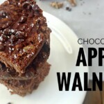 Chocolate Apple Walnut Cake. Gluten-free, Paleo | fromcatstocooking.com