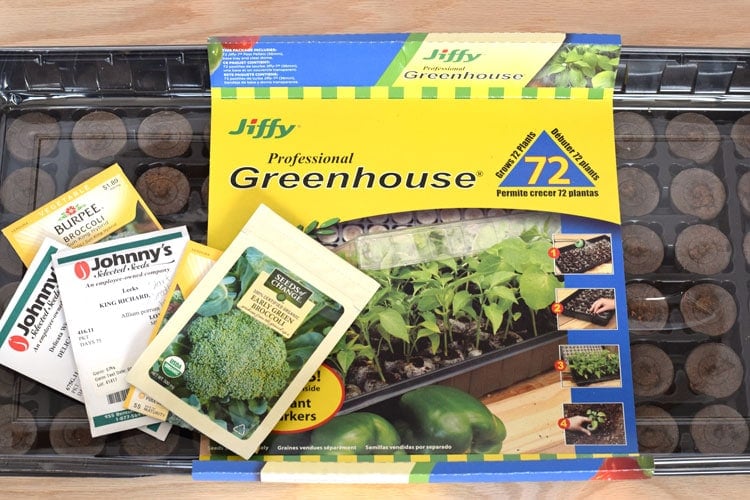 How to easily start seedlings indoors with peat pellets. This is a great way for beginner vegetable gardeners to start their seeds indoors for a great start to the gardening season! // isabeleats.com