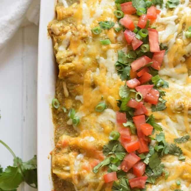 Weeknight Enchiladas Verdes Recipe Isabel Eats
