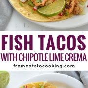 pin for weeknight fish tacos recipe