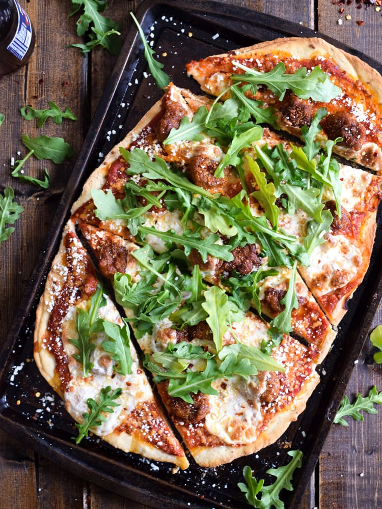 Made with a Cholula Hot Sauce pizza sauce, this homemade Mexican Chili Lime Chorizo Pizza is a tasty and easy meal for any day of the week.