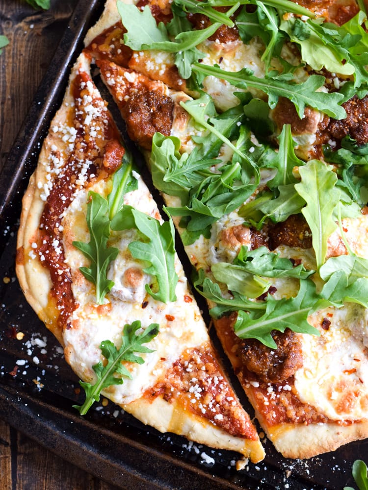 Made with a Cholula Hot Sauce pizza sauce, this homemade Mexican Chili Lime Chorizo Pizza is a tasty and easy meal for any day of the week.