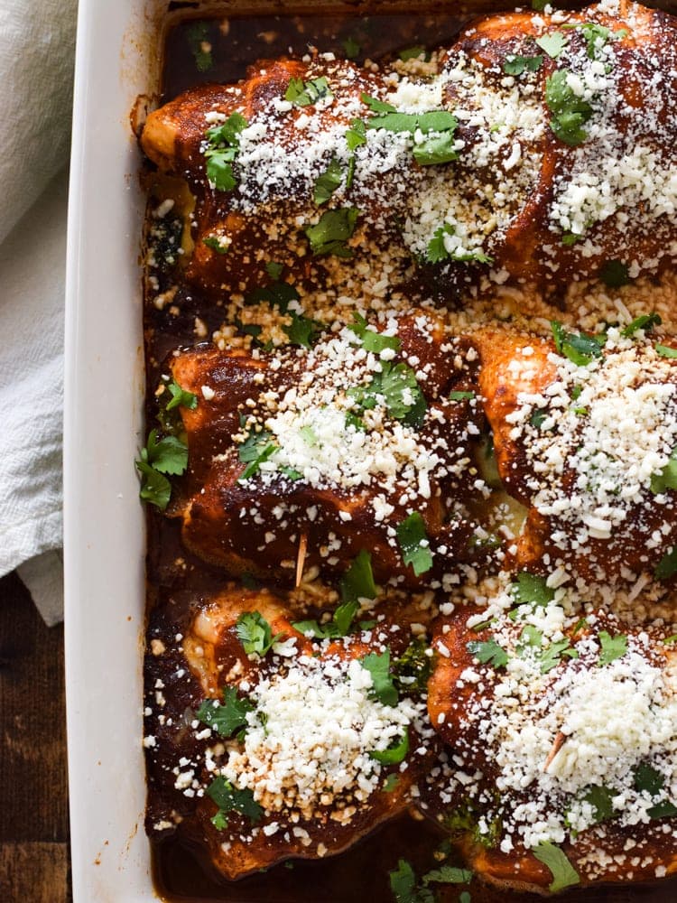 Chicken Enchilada Roll Ups recipe photo