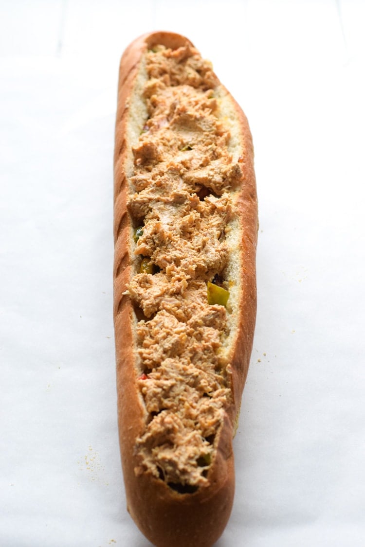 Chicken Fajita Stuffed French Bread Isabel Eats