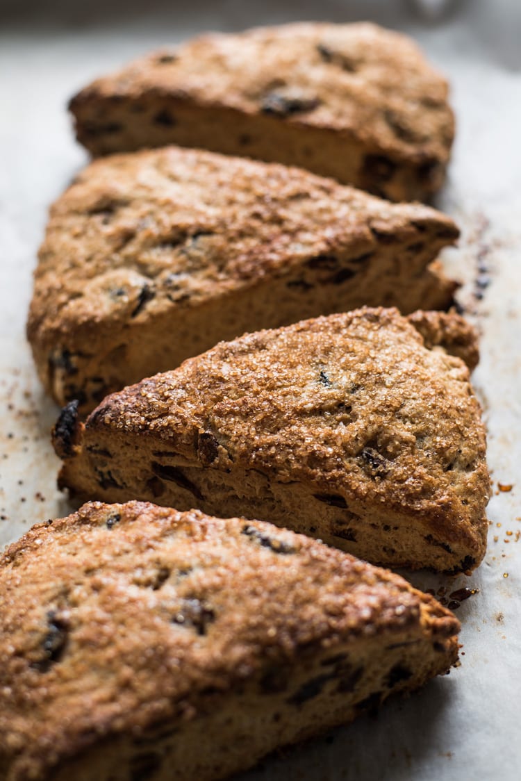 These easy to make Cinnamon Honey & Fig Scones are sweetened with honey, cinnamon and filled with black mission figs. Great for breakfast, brunch or dessert!