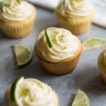These addicting Margarita Cupcakes with Tequila Cream Cheese Frosting are made with real silver tequila and zesty lime juice. Time to party!