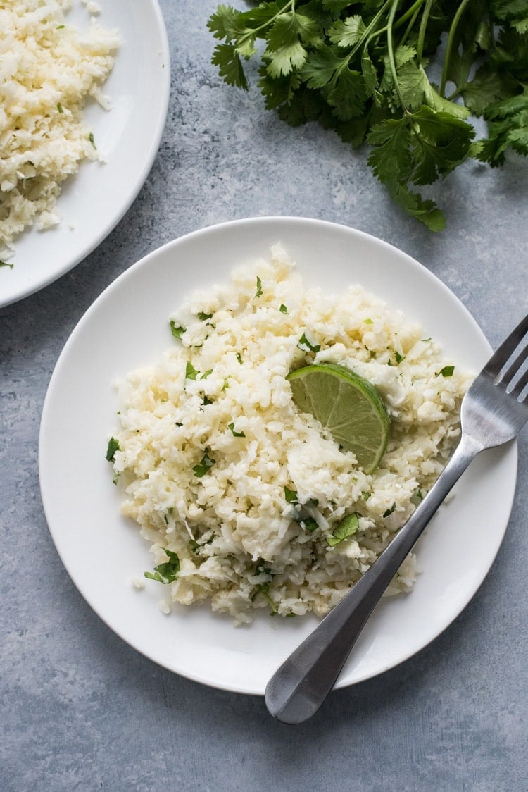 Cilantro Lime Cauliflower Rice - 25 Healthy Mexican Food Recipes