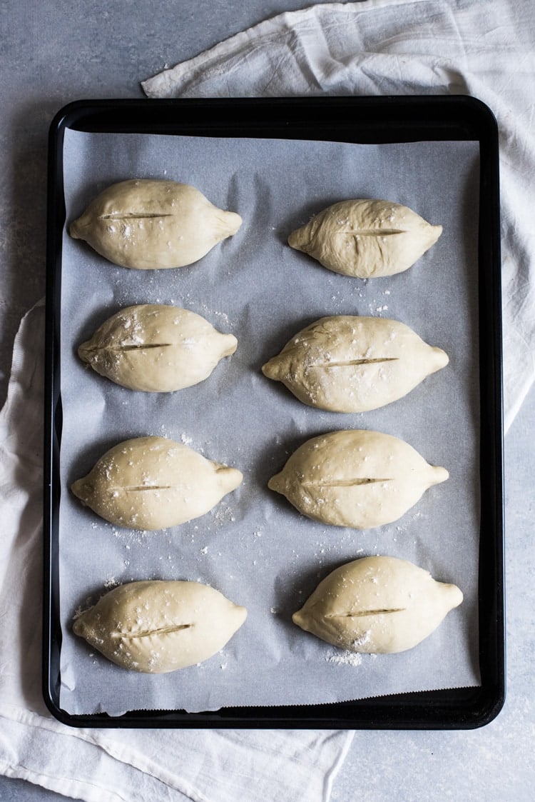 These Authentic Mexican Bolillo Bread Rolls are made with simple ingredients and easy to make. Enjoy them as a side dinner roll or as a Mexican torta!