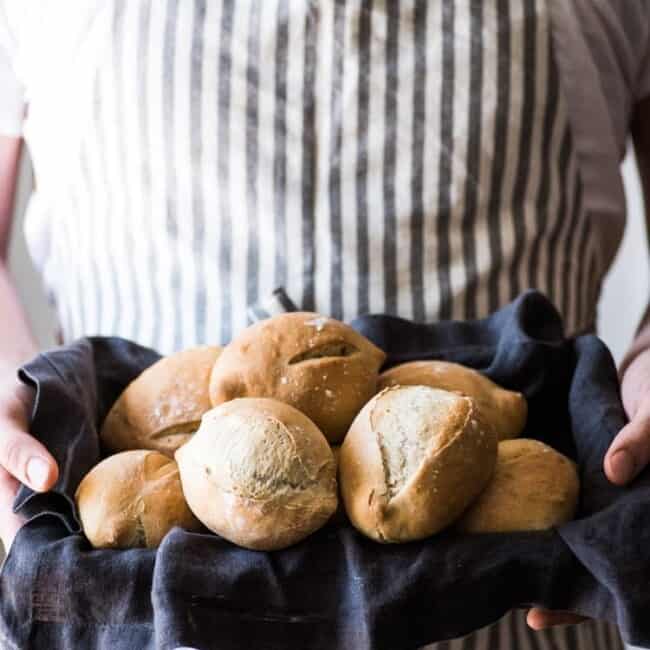These Authentic Mexican Bolillo Bread Rolls are made with simple ingredients and easy to make. Enjoy them as a side dinner roll or as a Mexican torta!