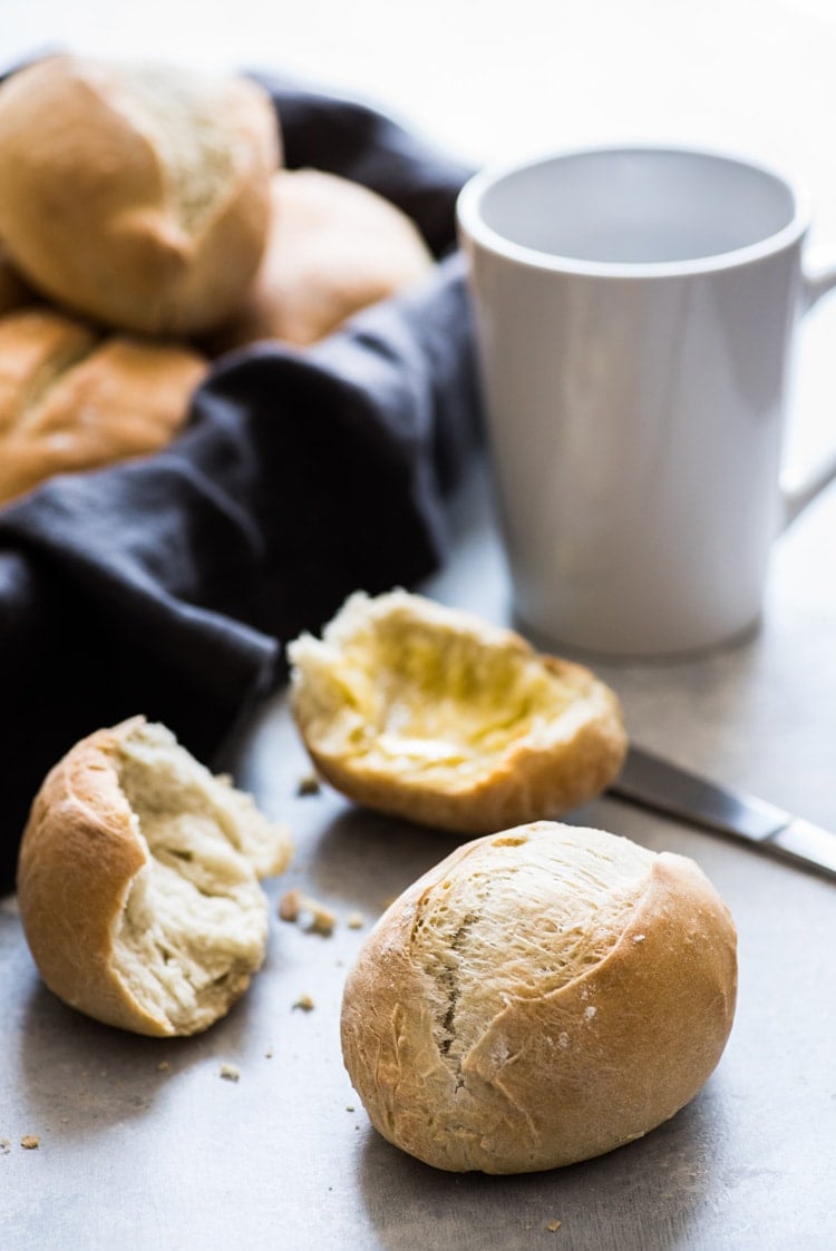 These Authentic Mexican Bolillo Bread Rolls are made with simple ingredients and easy to make. Enjoy them as a side dinner roll or as a Mexican torta!