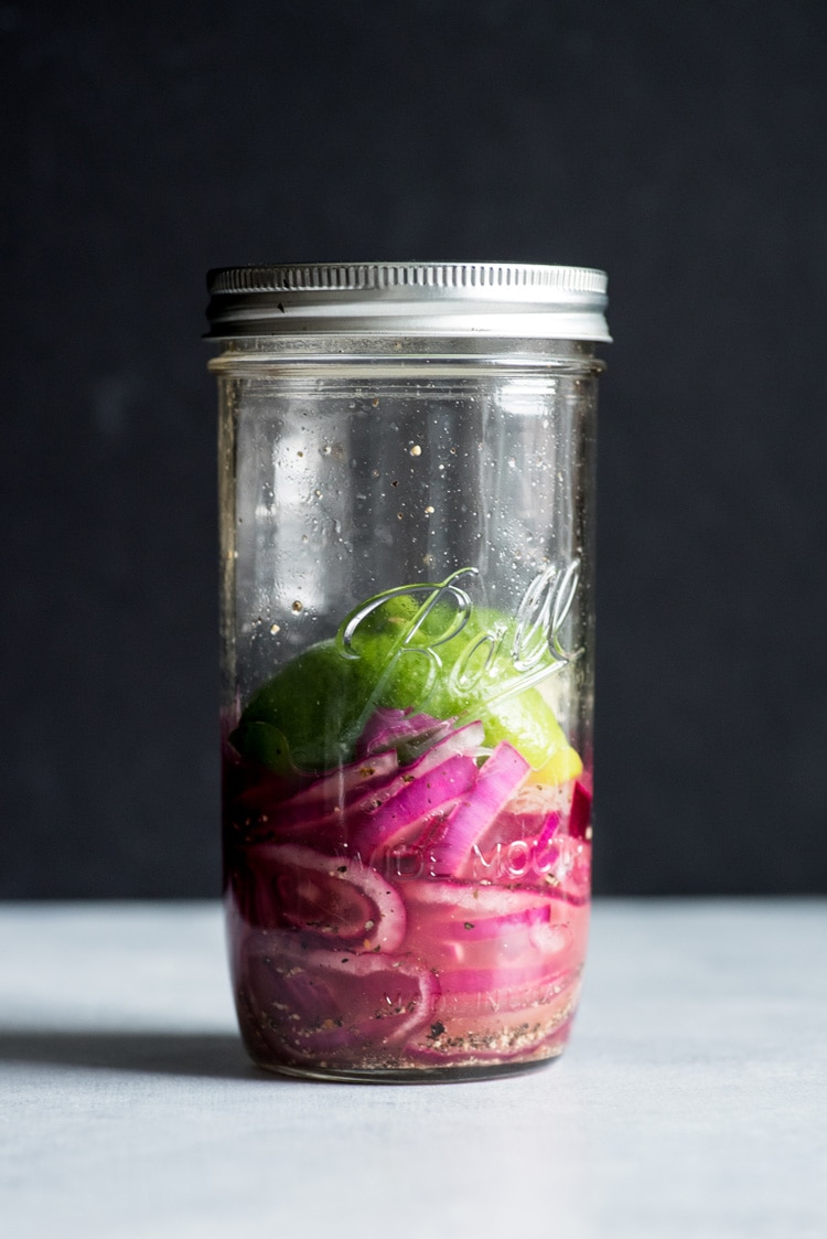 Mexican Easy Homemade Pickled Red Onions
