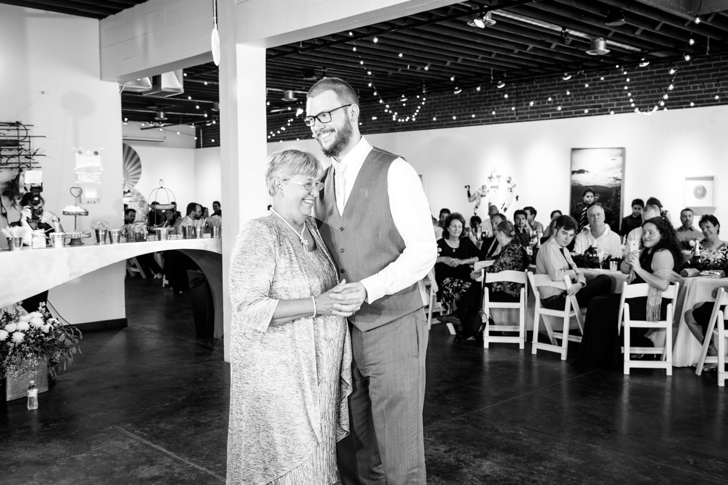 John Moore and Isabel Orozco Moore wedding at IAO Gallery in Oklahoma City // Photo by Leia Smethurst Photography