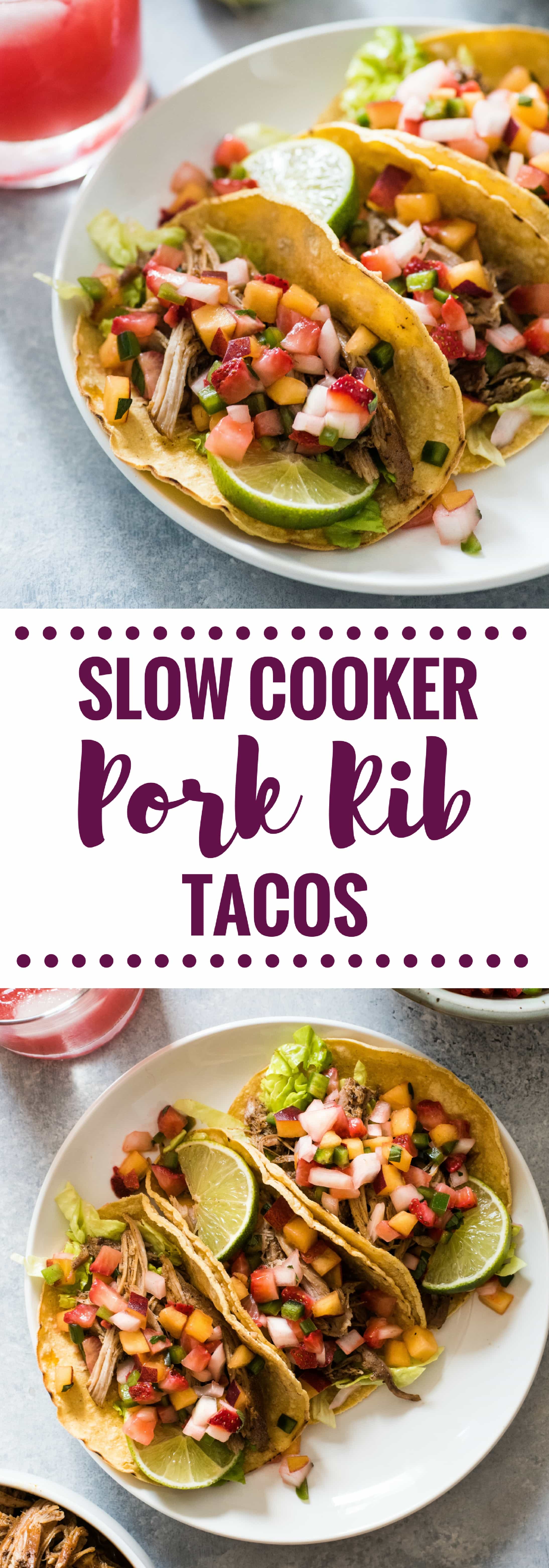 Slow Cooker Pork Rib Tacos Isabel Eats