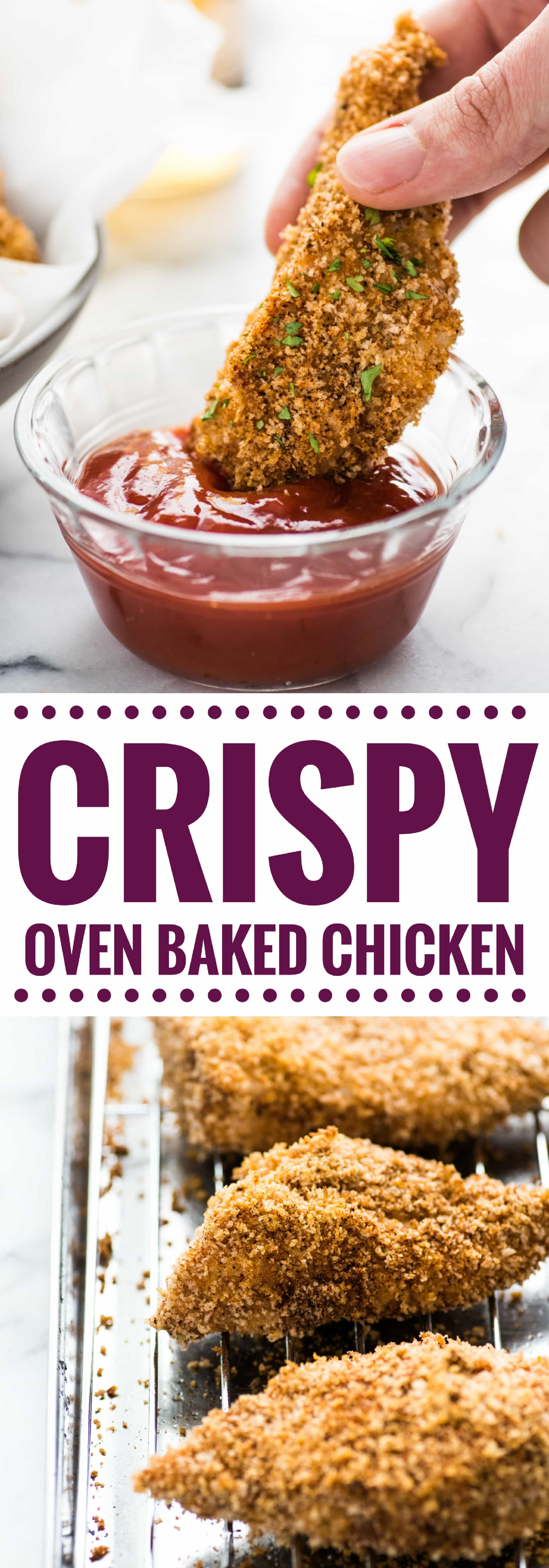 Crispy Oven Baked Chicken Tenders Isabel Eats