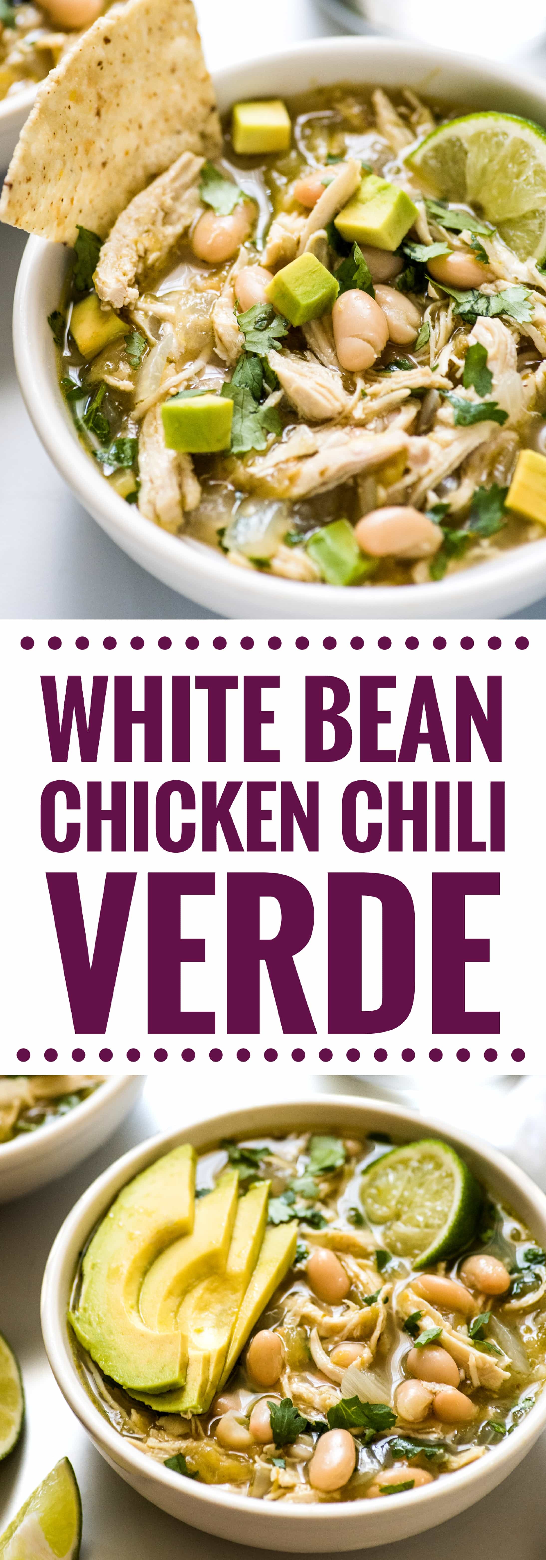 White Bean Chicken Chili Verde Soup Isabel Eats