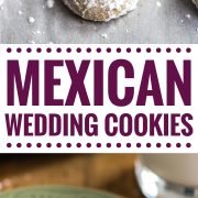 These Mexican Wedding Cookies (Polvorones) are rich, buttery and crumbly shortbread cookies that melt in your mouth and are absolutely irresistible!