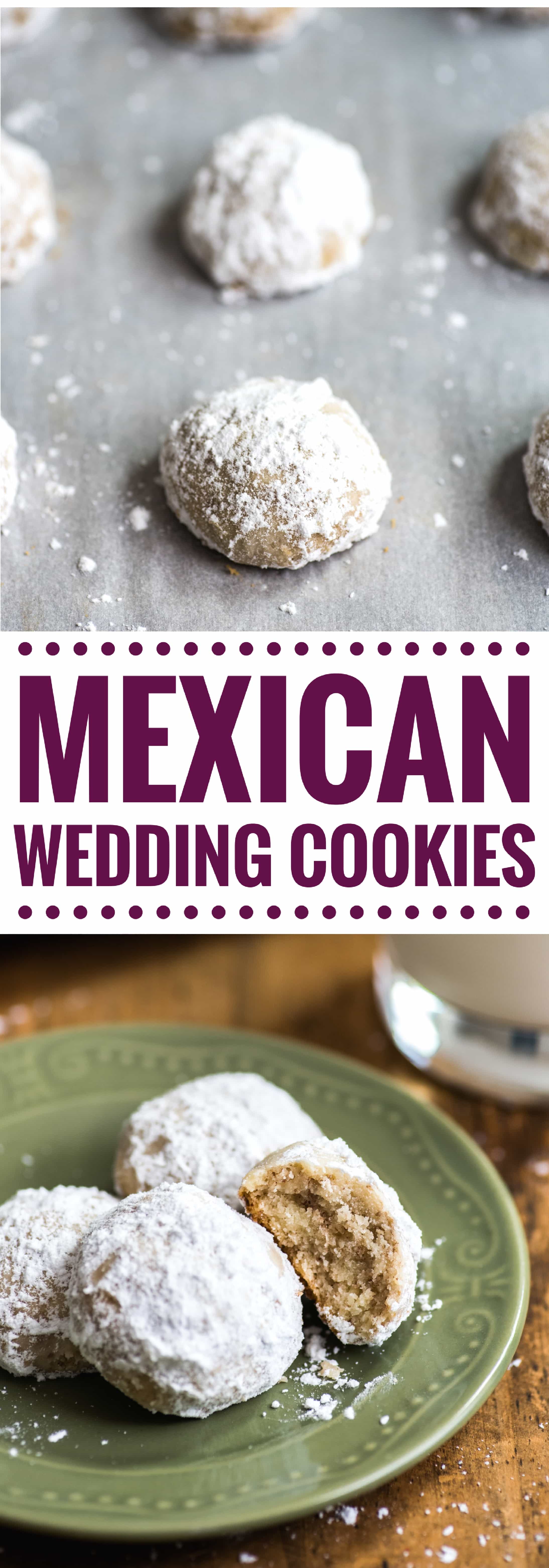 Mexican Wedding Cookies (Polvorones) - Isabel Eats