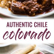 This Chile Colorado recipe combines tender pieces of beef with a rich and flavorful red chile sauce. Serve with rice for an authentic Mexican dinner!