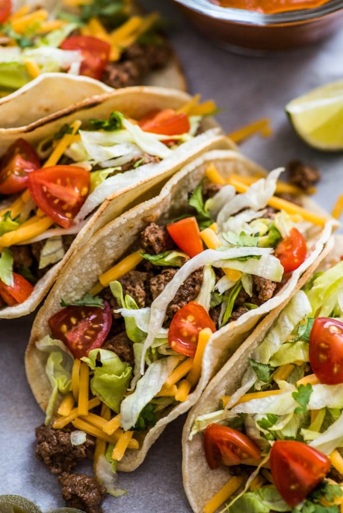 Ground Beef Taco Recipe with Homemade Taco Seasoning | Isabel Eats