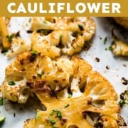 Spicy Roasted Cauliflower
