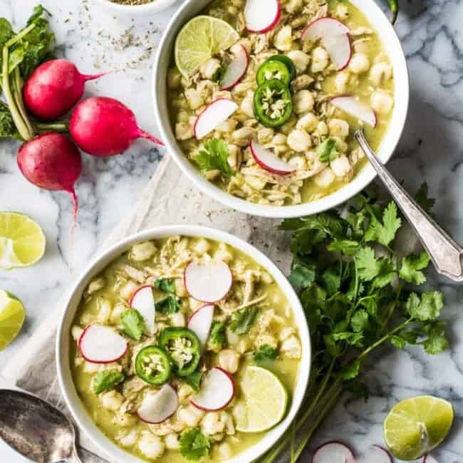 Chicken Pozole Verde Isabel Eats Easy Mexican Recipes