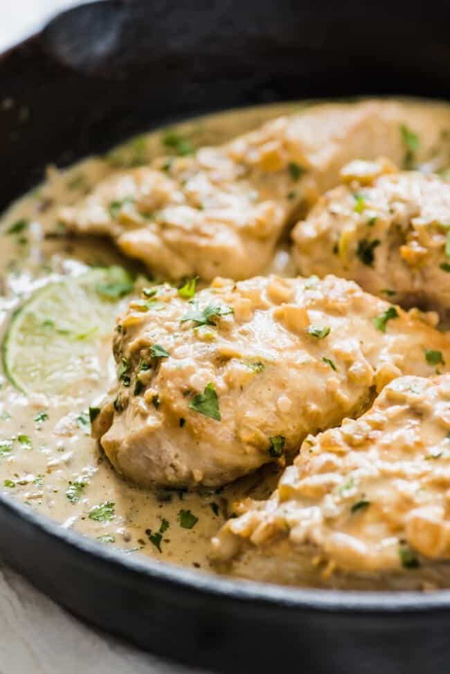 Creamy Cilantro Lime Chicken Isabel Eats