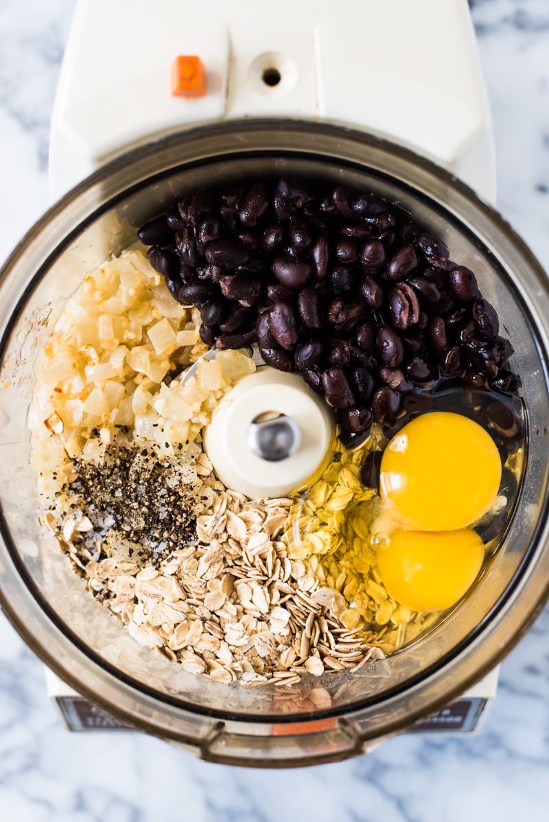 Black bean patty ingredients