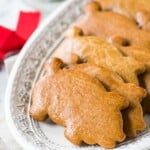 Marranitos (Mexican Gingerbread Pigs) are a pan dulce, or sweet bread, flavored with molasses and commonly found in Mexican bakeries. Best served with a cup of milk or coffee and eaten on weekend mornings!