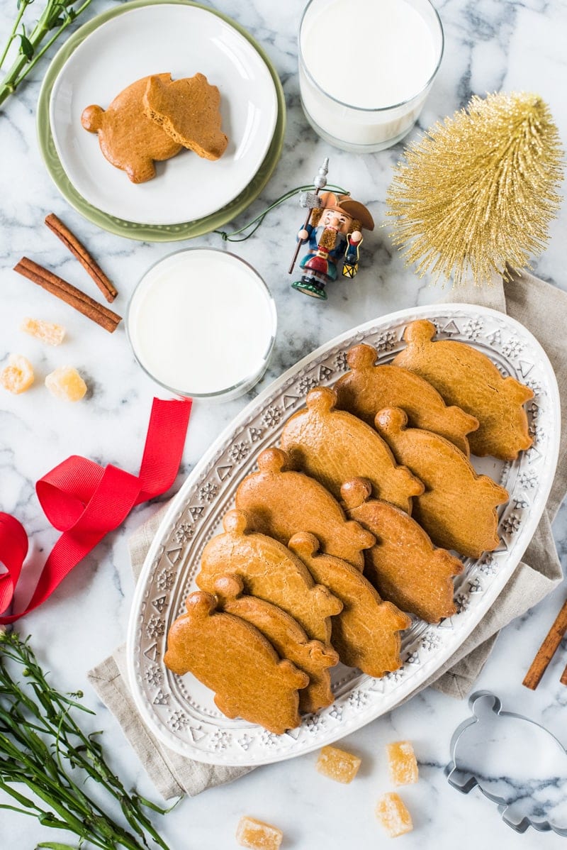 Marranitos (Mexican Gingerbread Pigs) are a pan dulce, or sweet bread, flavored with molasses and commonly found in Mexican bakeries. Best served with a cup of milk or coffee and eaten on weekend mornings!