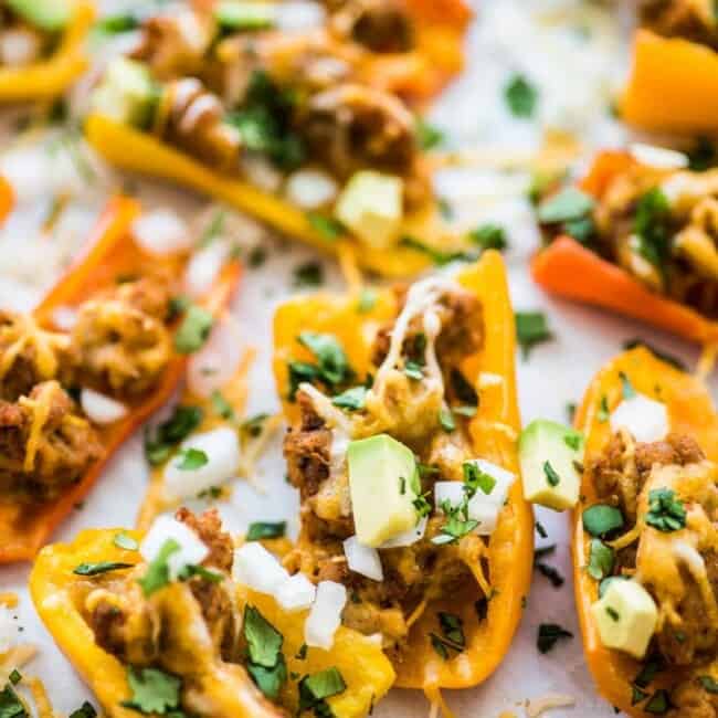 Cheesy Sheet Pan Nachos - Isabel Eats