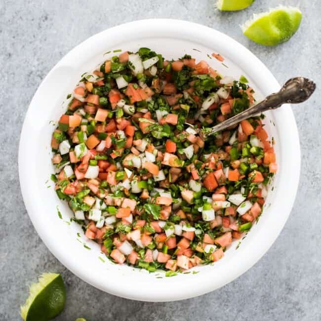 Marinated Flank Steak Tacos with Pico de Gallo - Isabel Eats