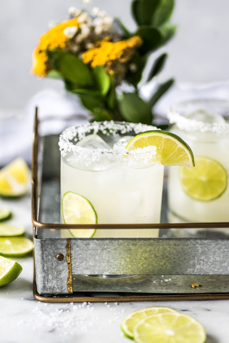 This Classic Margarita Recipe is perfectly balanced with tequila, triple sec and lime juice for a crisp and refreshing cocktail. No margarita mix required!