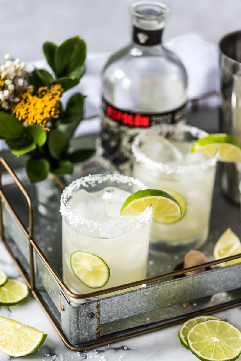 This Classic Margarita Recipe is perfectly balanced with tequila, triple sec and lime juice for a crisp and refreshing cocktail. No margarita mix required!