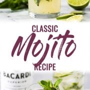 pin for classic mojito recipe