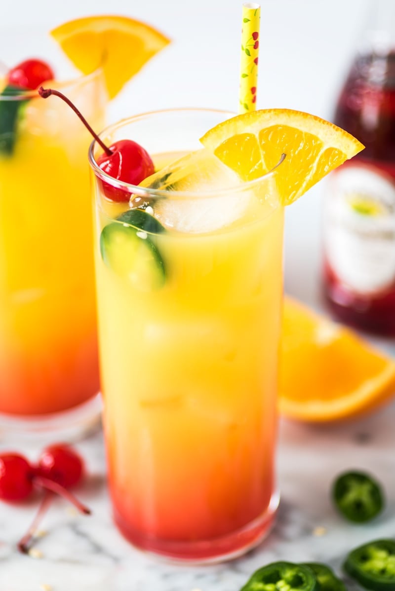 Spicy Tequila Sunrise Isabel Eats