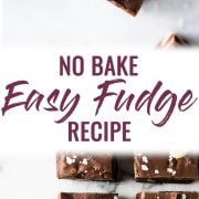 This No Bake Easy Fudge recipe made with chocolate chips, sweetened condensed milk and touch of cinnamon is the only fudge recipe you’ll ever need!