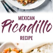pin for mexican picadillo recipe