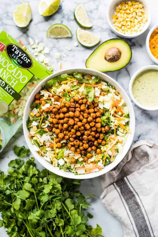 Avocado Ranch Chopped Salad Isabel Eats {Easy Mexican Recipes}
