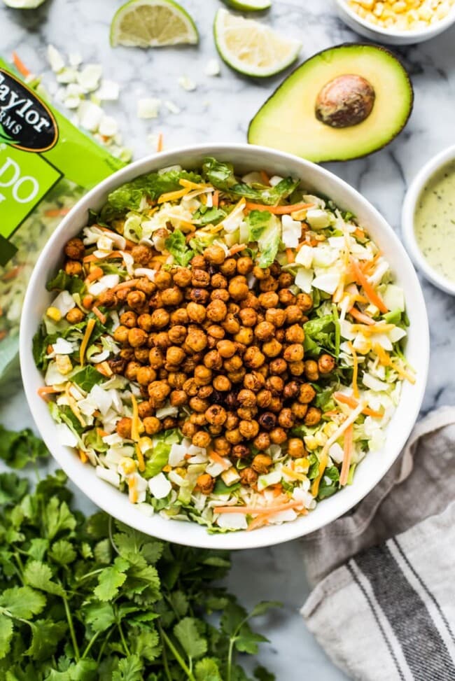 Mexican Chickpea Salad - Isabel Eats {Easy Mexican Recipes}