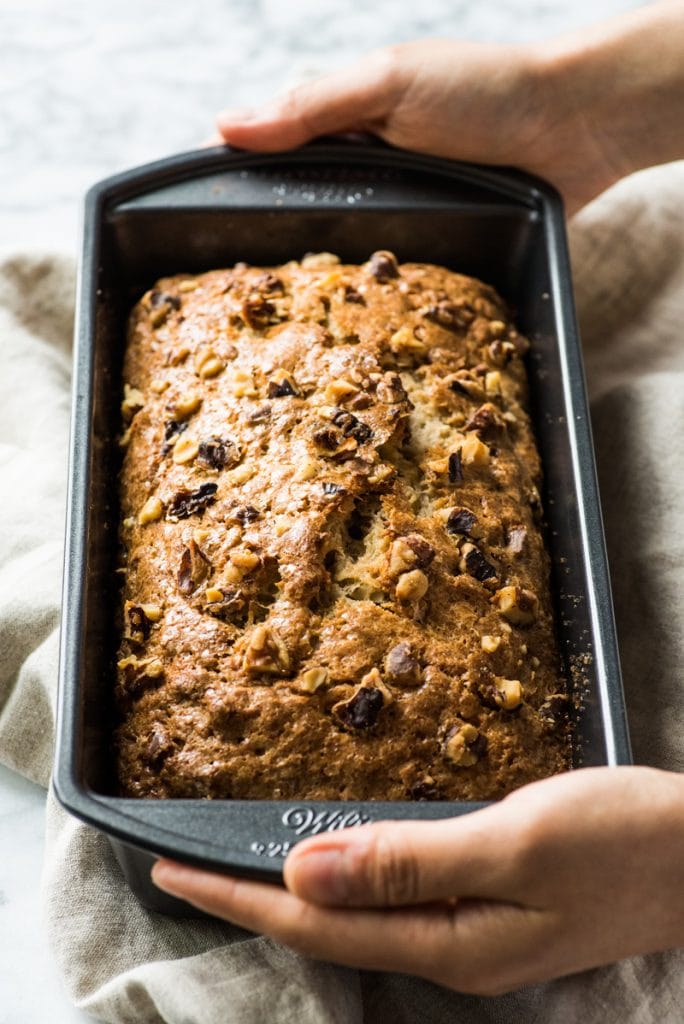 Cinnamon banana nut bread isabel eats