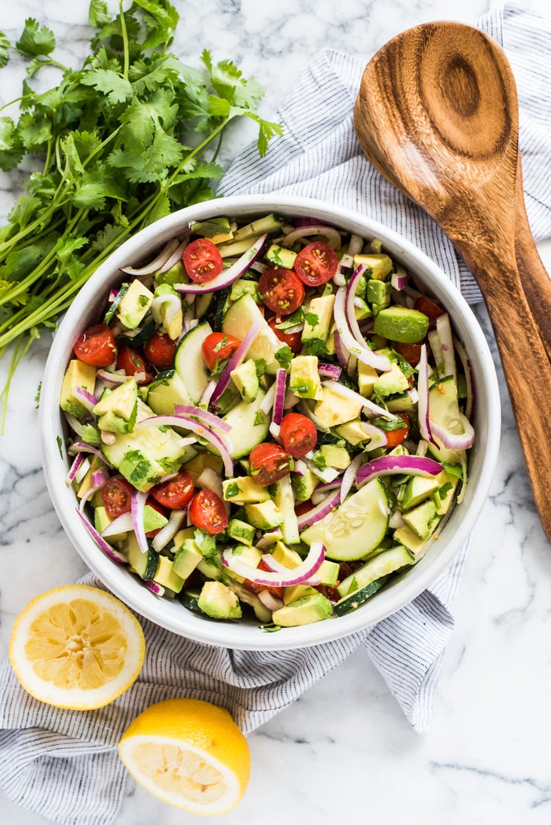 Healthy Avocado Salad - Isabel Eats {Easy Mexican Recipes}