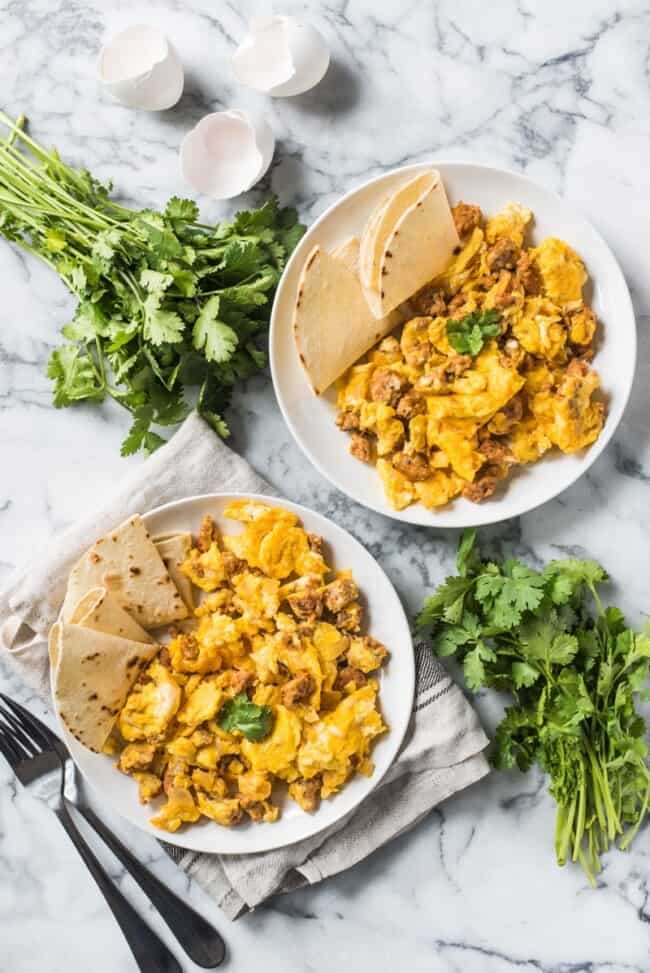 Chorizo and Eggs - Isabel Eats {Easy Mexican Recipes}