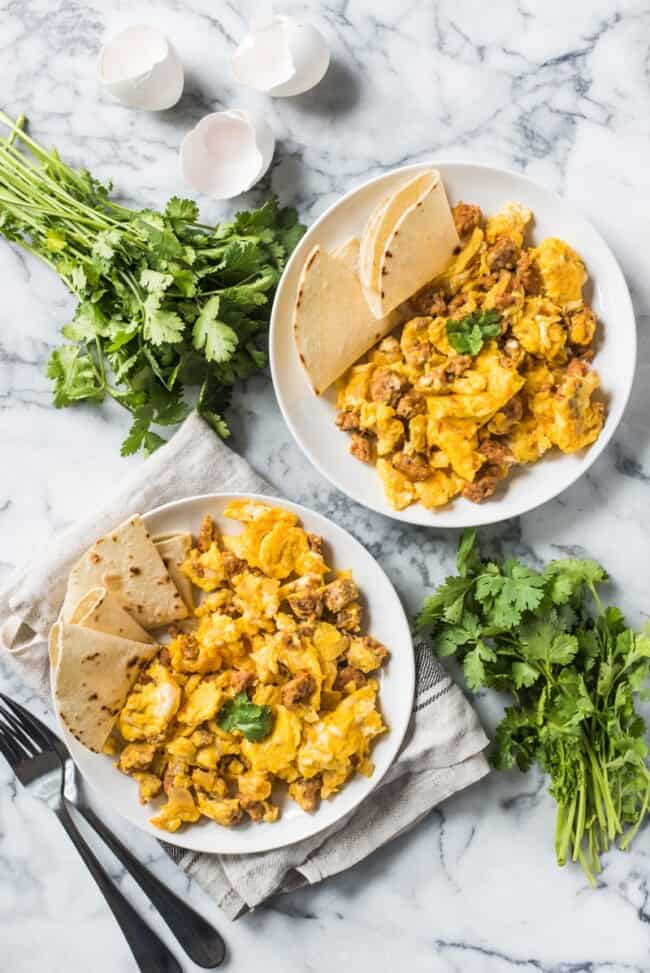 Chorizo and Eggs Isabel Eats {Easy Mexican Recipes}