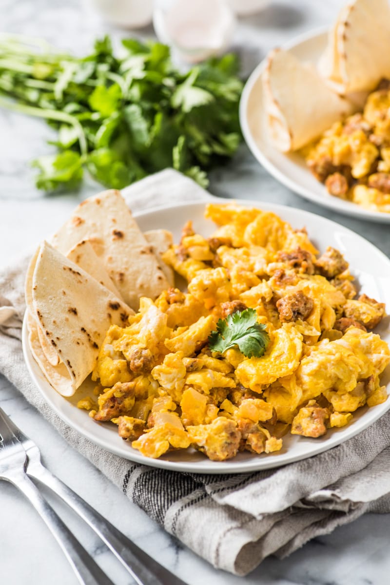 Chorizo and Eggs - Isabel Eats {Easy Mexican Recipes}