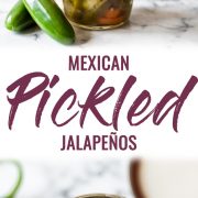 These Pickled Jalapenos are easy to make and are great for topping on all your favorite Mexican foods like nachos, tacos and enchiladas!