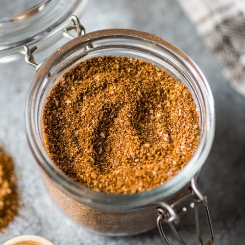 This Homemade Taco Seasoning recipe is made without any added sugar or weird ingredients - just a delicious blend of Mexican spices and herbs to get your taco party started!