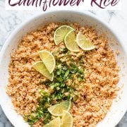 Mexican Cauliflower Rice